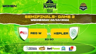 betPawaPlayoffs 2024 WOMEN  SEMI FINALS GAME 3 REG W BBC vs KEPLER W BBC [upl. by Neret]