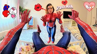 THIS CRAZY SPIDERGIRL LOVES SPIDERMAN VERY MUCH AND WANTS HIM TO BE HER BOYFRIEND [upl. by Peace]