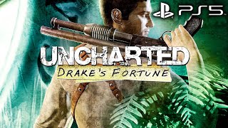 UNCHARTED DRAKES FORTUNE PS5 Remastered Gameplay Walkthrough Full Game [upl. by Lietman]