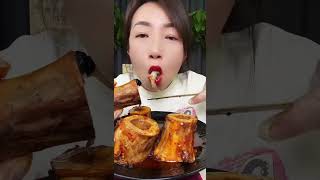 asmr 음식 편안한 소리를 맛보는 골수 조림  SUR MIAN먹방 2481 [upl. by Ilac]