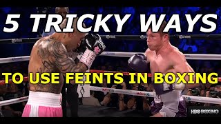 How to Use Feints to Land More Punches in Boxing [upl. by Nov]