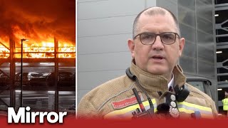 Luton Airport fire Chief fire officer gives press conference [upl. by Prudence]