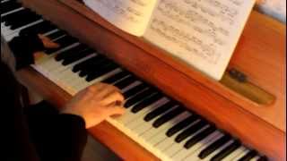 Grade 8 Piano ABRSM A2 Fugue in A Bach 20132014 [upl. by Neeneg160]