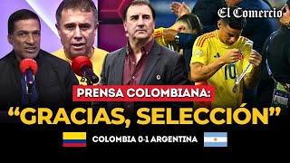 PRENSA COLOMBIANA agradece a NÉSTOR LORENZO tras SUBCAMPEONATO de la COPA AMÉRICA 2024  El Comercio [upl. by Aneez]