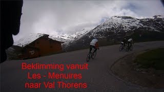 Beklimming Les Menuires  Val Thorens [upl. by Furr947]