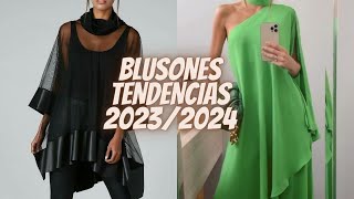 DIFERENTES ESTILOS DE BLUSONES TENDENCIAS 20232024💕DIFFERENT STYLES OF BLOUSES TRENDS 20232024 [upl. by Remde]