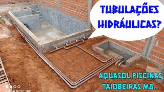 217  TUBULAÇÕES HIDRÁULICA  piscina bloco estrutral [upl. by Jemy839]