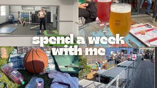 Spend the week with me  weekly vlog work drinks pilates life drawing class and more ✨ [upl. by Wolfort790]