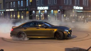 ЗОЛОТАЯ МОЛОДЕЖЬ БЕСПРЕДЕЛ НА E63 AMG В ГОРОДЕ [upl. by Adam303]