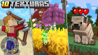 TOP 10 TEXTURAS PARA MINECRAFT PE 120 Bedrock [upl. by Ronoc]