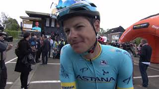 Jakob Fuglsang  Interview at the start  La Flèche wallonne 2019 [upl. by Leribag]