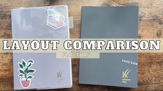 WONDERLAND 222 PLANNER COMPARISON  2024 vs 2023 A5 yearly planner  TALKING SERIES [upl. by Bertie]