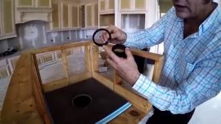 Installing Wedi Fundu shower pan DEMO [upl. by Eilyw]