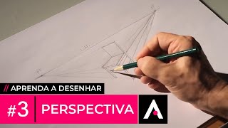 Como Desenhar Perspectiva  Aprenda a Desenhar 3 [upl. by Wareing]