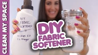 DIY Fabric Softener How to Make Fabric Softener amp Save Money on Laundry Clean My Space [upl. by Ednutey]