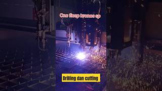 Cutting plasma Cnc ficep kronos sp 🇮🇹 machine cnc [upl. by Amethist165]