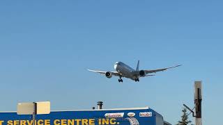 Air Canada’s Boeing 7879 Dreamliner Plane Landing at Toronto Pearson Airport from Los Angeles AC788 [upl. by Danette]