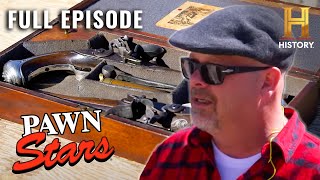 Pawn Stars Will Rick Walk Away from HOLY GRAIL Duelling Pistols S15 E20  Full Episode [upl. by Osnohpla]