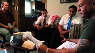 Mormon missionaries visit number 3 My turn [upl. by Ratha]