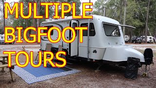 Bigfoot 21RB Bigfoot 17 Bigfoot 21FB and Bigfoot 25RQ 2019 Florida Egg Rally and SMore [upl. by Stempien]