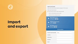 How to Import and Export in inFlow Cloud [upl. by Rowney]