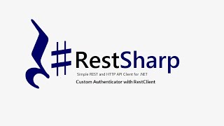 16 RestSharp  JSON Web Token  Custom Authenticator with RestClient [upl. by Ibed]