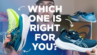 ASICS Novablast 4 vs Nimbus 26 vs Cumulus 26 Comparison [upl. by Moreland]