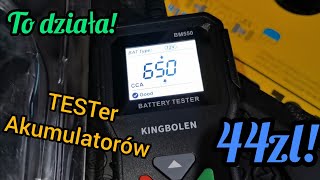 Tester akumuatorów za 40zl pomiar stanu technicznego i prądu startowego [upl. by Felita15]