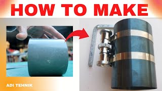 cara membuat piston ring compressorhow to make a ring compressor [upl. by Artimas]