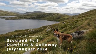 Pippins Adventures Scotland Pt 1  Dumfries amp Galloway JulyAugust 2024 [upl. by Novert]