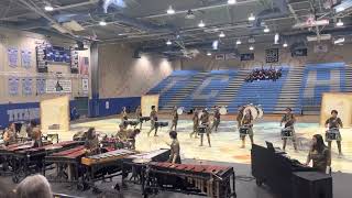 Canyon High School Drumline  SCPA at Temescal Valley HS 31923 1st Place [upl. by Miun340]