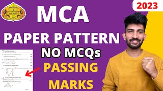 Pune University MCA Paper Pattern 2023  Sppu MCA New Paper Pattern [upl. by Aniral674]