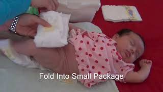 How to Change a Newborn Baby Diaper Pro Tips SD 480p [upl. by Shing]