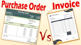 Differences between Purchase Order and Invoice [upl. by Araeic512]