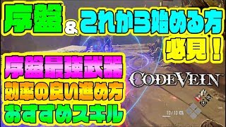 【CODE VEIN】序盤ampこれから始める方必見！おすすめ最強武器・効率の良い進め方・おすすめスキルを紹介！【コードヴェイン】 [upl. by Whiney906]