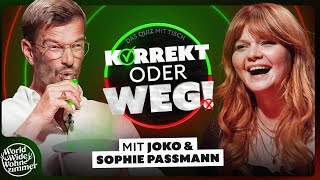 KORREKT oder WEG mit Joko Winterscheidt amp Sophie Passmann [upl. by Zeiler625]