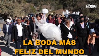 Así son las BODAS en OAXACA MIXTECA OAXAQUEÑA  San Miguel del Grande [upl. by Karas184]