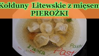 KOŁDUNY LITEWSKIE PYSZNE pierogi z surowegomięsaKOLDUNY JAK ZROBIĆ IDEALNE CIASTOnr314🧡💥 [upl. by Nnylaf]