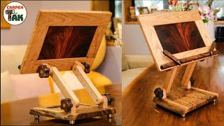 ⚡The best woodworking project for families  Making a handmade reading stand  FINE WOODWORKING [upl. by Dnomra]