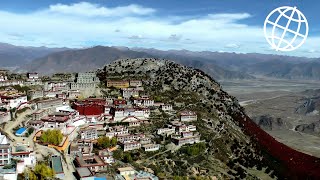 Ganden Monastery Tibet China Amazing Places [upl. by Atthia]