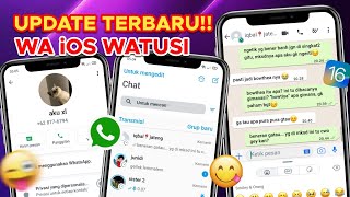 WATUSI WHATSAPP iPHONE  WA iOS TERBARU 2024  WA iPHONE TERBARU 2024 [upl. by Glori]