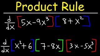 Product Rule For Derivatives [upl. by Yleen]