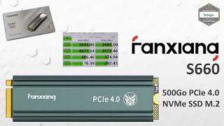 fanxiang S660 500Go PCIe 40 NVMe SSD M2 2280 avec dissipateur thermique  PC amp PS5  Unboxing [upl. by Yendahc]