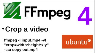 FFMPEG Tutorials  4  Crop a video with FFMPEG command [upl. by Won]