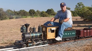 Firing up the Allen Models Fitchburg Northern Live Steam Locomotive [upl. by Worth]