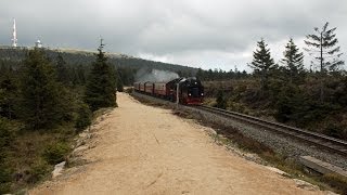 Die Brockenbahn  Aufnahmen zwischen Brocken und Schierke [upl. by Aslehc454]