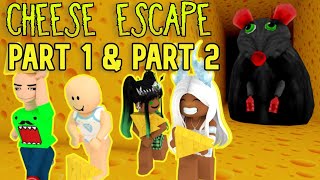 CHEESE ESCAPE WITH BOBBY JJ amp The Crystalline Gamerz  Roblox Funny Moments  Full Voice Reveal [upl. by Airbmac]