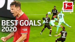 Top 10 Best Goals 2020  Vote for the Goal of the Year  Kimmich Poulsen Lazaro amp More [upl. by Eleni]