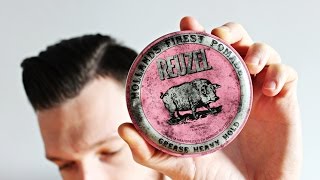 Reuzel Grease Heavy Hold Pomade Pink  recenzja woskowej pomady do włosów [upl. by Gaw]