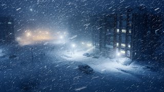 Intense Blizzard amp Wind Sounds for Sleeping  Heavy Winter Storm  Howling Wind amp Blowing Snow [upl. by Cornelia310]